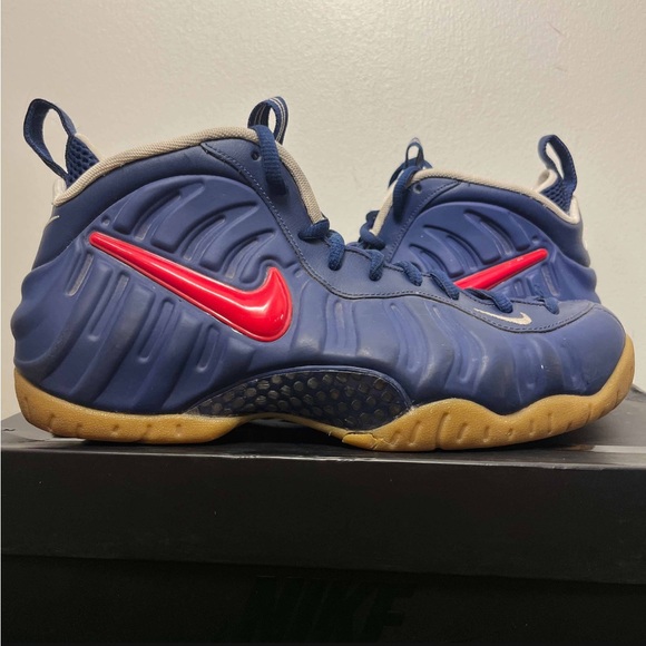 Nike Air Foamposite Pro USA 2020 Blue - Picture 1 of 11